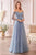 Ladivine CD0172 - Long Sleeve Applique Evening Gown Prom Dresses