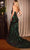 Ladivine CD0199 - Strapless Leaf Motif Prom Gown Prom Dresses