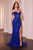 Ladivine CD0203 - Ornate Off Shoulder Prom Dress Prom Dresses XS / Royal