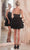 Ladivine CD0224 - Sleeveless Feather Embellished Cocktail Dress Cocktail Dresses