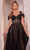 Ladivine CD0237 - Cold Shoulder Beaded Appliqued Prom Dress Prom Dresses