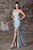 Ladivine CD176 - Shimmer Sequin Plunging Prom Gown Special Occasion Dress