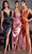 Ladivine CD231 - Deep V-Neck Bustier Prom Dress Prom Dresses 12 / Sienna