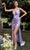 Ladivine CD231 - Deep V-Neck Bustier Prom Dress Prom Dresses 12 / Sienna