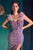 Ladivine CD248 Evening Dresses 2 / Violet