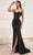 Ladivine CD273 - Strapless Illusion Side Prom Gown Prom Dresses 6 / Red