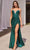 Ladivine CD342 - Glittery Corset Evening Dress Evening Dresses 2 / Emerald