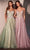 Ladivine CD740 - 3D Floral Applique Sleeveless Prom Gown Evening Dresses