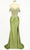 Ladivine CD745 - Floral Off-Shoulder Sweetheart Prom Gown Prom Dresses