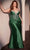 Ladivine CD752C - Embellished Plunging Neck Sleeveless Prom Gown Prom Dresses