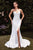 Ladivine CD791 Strapless Fitted Satin Prom Dress Prom Dresses