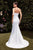 Ladivine CD791 Strapless Fitted Satin Prom Dress Prom Dresses