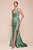 Ladivine CD796C - Ruched Halter Long Gown Bridesmaid Dresses