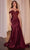 Ladivine CD803 - Sequin Appliqued Sweetheart Prom Dress Prom Dresses 4 / Burgundy