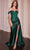 Ladivine CD803 - Sequin Appliqued Sweetheart Prom Dress Prom Dresses 4 / Emerald