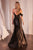 Ladivine CD804 - Applique Asymmetrical Evening Gown Evening Dresses