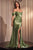 Ladivine CD804 - Applique Asymmetrical Evening Gown Evening Dresses