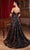 Ladivine CD806 - Off-Shoulder  Side Sheer Insert Prom Gown Prom Dresses