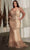 Ladivine CD845 - Beaded Sleeveless V-Neck Prom Gown Prom Dresses