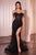 Ladivine CD848 - Fringed Detail Off-Shoulder Prom Gown Prom Dresses