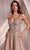 Ladivine CD849 - Glitter Tulle Evening Gown