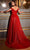 Ladivine CD853 - Ruched Glitter A-line Gown Prom Dresses