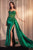 Ladivine CD868 - Sleeveless Sheath Long Dress Prom Dresses 2 / Emerald