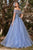 Ladivine CD955 - Floral Applique Ballgown Prom Dresses