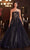 Ladivine CD955 - Straight Across Glitter Prom Gown Prom Dresses 4 / Rose Gold