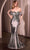 Ladivine CDS507 - Satin Shawl Evening Gown Mother of the Bride Dresses 2 / Dark Silver