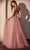 Ladivine CDS536 - Lace Applique Strapless Prom Gown Prom Dresses