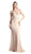 Ladivine CF158 - Off Shoulder Gown in Stretch Crepe Evening Dress Evening Dresses