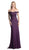 Ladivine CF158 - Off Shoulder Gown in Stretch Crepe Evening Dress Evening Dresses