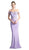 Ladivine CF158 - Off Shoulder Gown in Stretch Crepe Evening Dress Evening Dresses