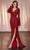 Ladivine CH054 - Allover Sequin Surplice V-Neck Prom Dress Mother of the Bride Dresses