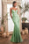 Ladivine CH066 - Spaghetti Strap Sequin Gown Prom Dresses XXS / Sage