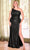 Ladivine CH077 - Fully Sequin Asymmetric Evening Gown Pageant Dresses L / Red