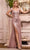 Ladivine CH171 - Sequined Sweetheart Prom Gown Prom Dresses L / Black