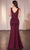 Ladivine CH377 - Ruffle Draped Sleeveless Prom Dress Prom Dresses