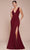 Ladivine CH395 - Cutout Back Sleeveless Prom Dress Prom Dresses XS / Burgundy