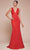 Ladivine CH395 - Cutout Back Sleeveless Prom Dress Prom Dresses XS / Red