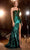 Ladivine CK937 - Fully Sequin One Shoulder Prom Gown Evening Dresses 2 / Emerald