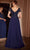 Ladivine CL07 - Short Sleeve Embellished Bodice Evening Gown Mother of the Bride Dresses