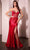 Ladivine CM368 - Rhinestone Strapless Sheer Bodice Prom Gown Prom Dresses