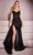 Ladivine CM369 - Strapless Beaded Evening Dress Prom Dresses