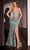 Ladivine CM370 - Elegant Sheath Rhinestone Embellished Prom Gown Prom Dresses