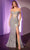 Ladivine CM373 - Sequin Off Shoulder Gown Prom Dresses 0 / Silver