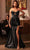 Ladivine CM378 - Strapless Crystal Bead Evening Dress Prom Dresses