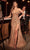 Ladivine CM382 - Plunging Neck Strapless Prom Gown Prom Dresses