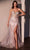 Ladivine CM384 - Rhinestone-Embellished Strapless Prom Gown Prom Dresses